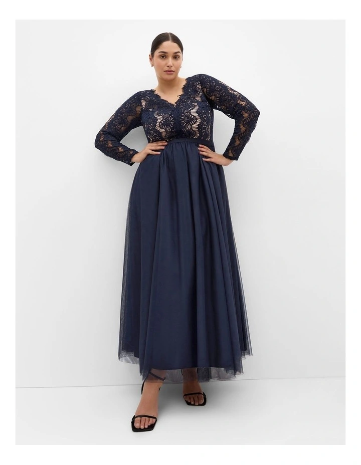 Rare Beauty Maxi Dress in Navy image 1