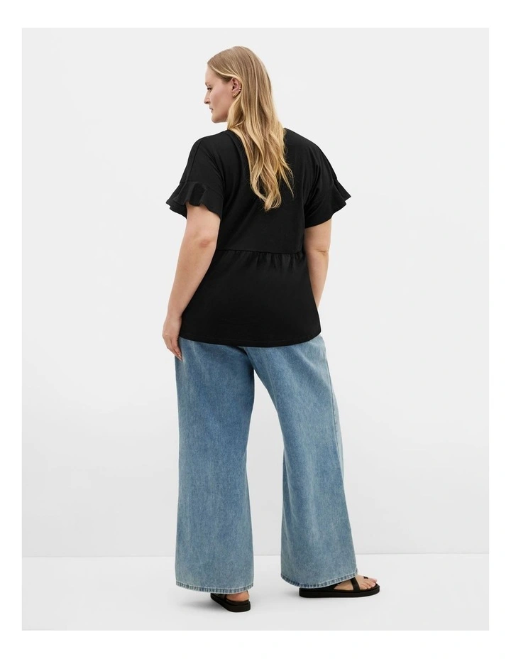 Amelia Tee in Black image 2