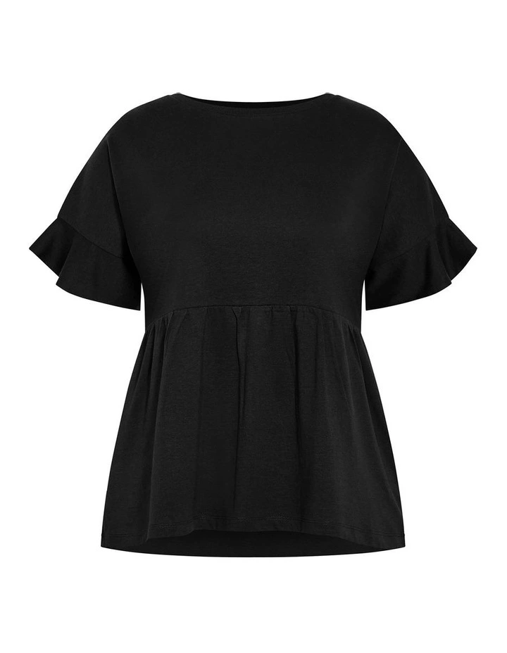 Amelia Tee in Black image 4