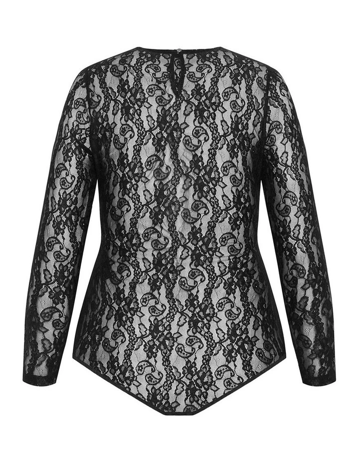 Dakota Bodysuit in Black image 4