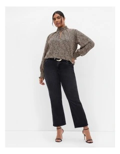 Indie Print Top in Cheetah