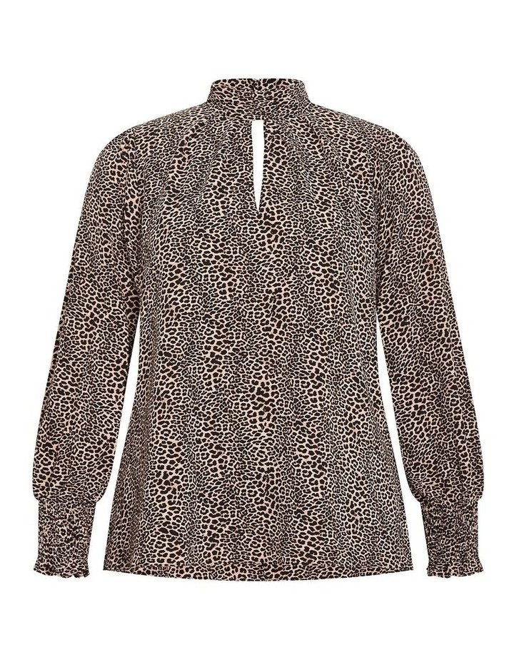 Indie Print Top in Cheetah image 3