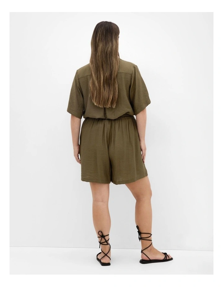 Emma Shirt in Khaki image 2