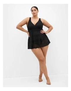 Nuria Swim Dress in Black