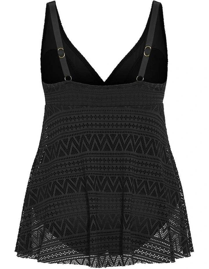 Nuria Swim Dress in Black image 4