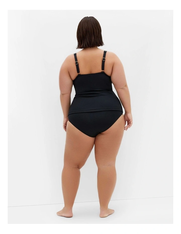 Sardinia Underwire Tankini in Black image 2