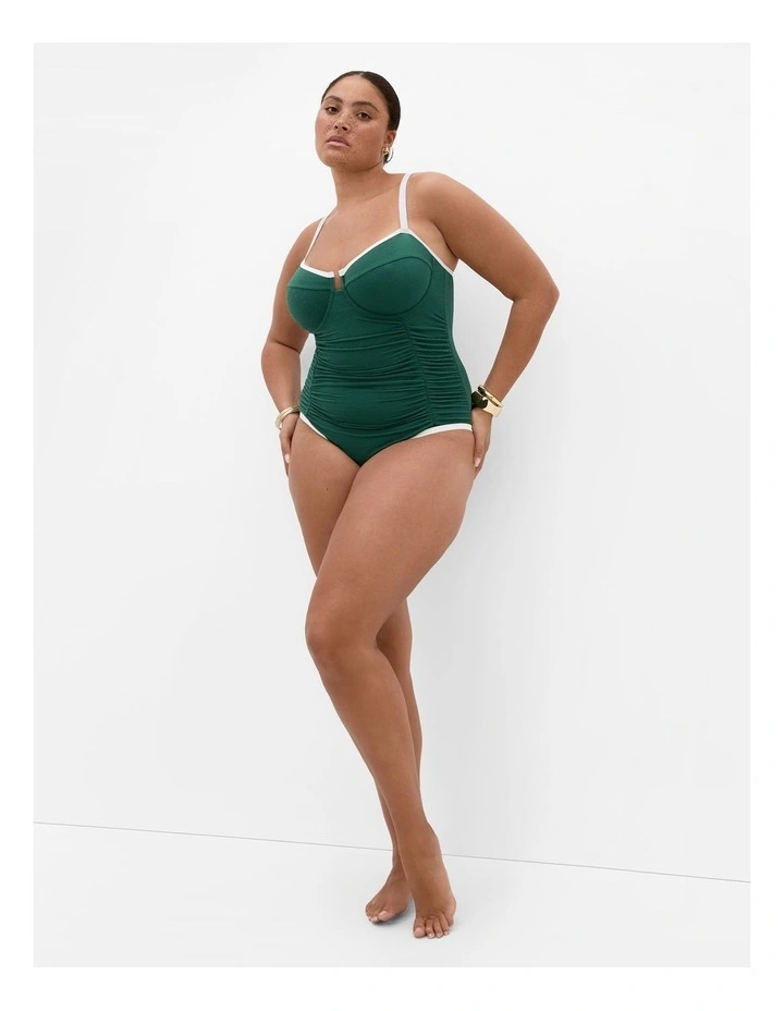 Antigua Underwire 1 Piece in Emerald image 1