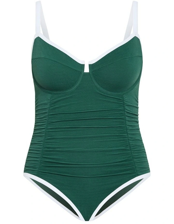 Antigua Underwire 1 Piece in Emerald image 3