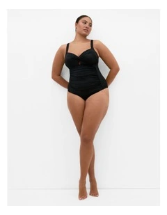 Amalfi Ruched 1 Piece in Black