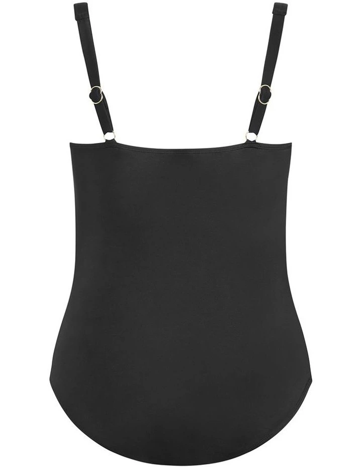 Amalfi Ruched 1 Piece in Black image 4