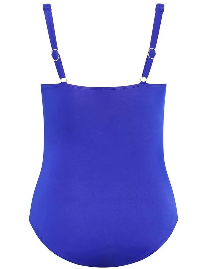 Amalfi Ruched 1 Piece in Cobalt Blue image 4