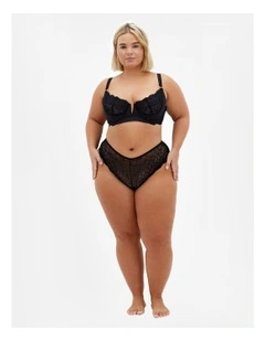 Viva Ouvert Cheeky Panty in Black