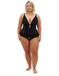 Viva Ouvert Bodysuit in Black