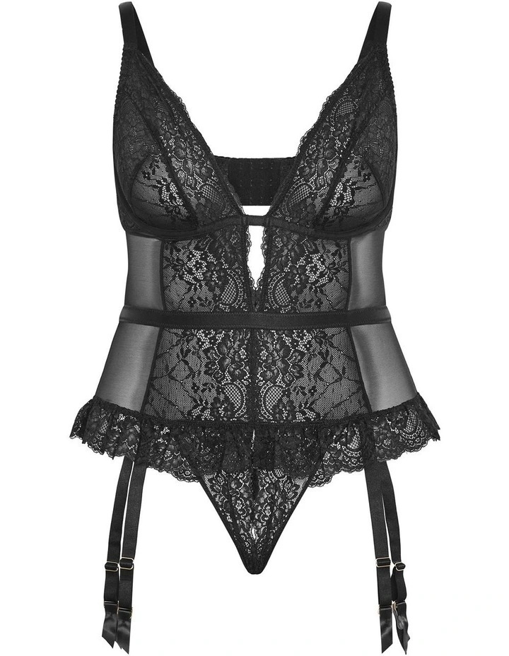 Viva Ouvert Bodysuit in Black image 3