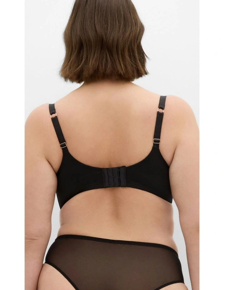 Kimora Demi Underwire Bra in Black image 3