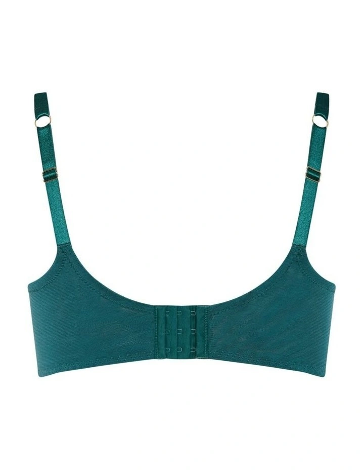 Kimora Demi Underwire Bra in Deep Teal image 4