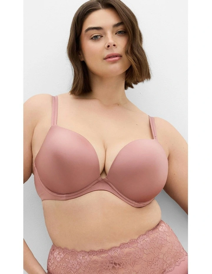 Adore Push Up Bra in Vintage Rose image 1
