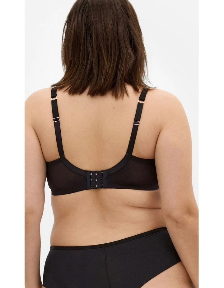 Flamenco Demi Underwire Bra in Black image 2