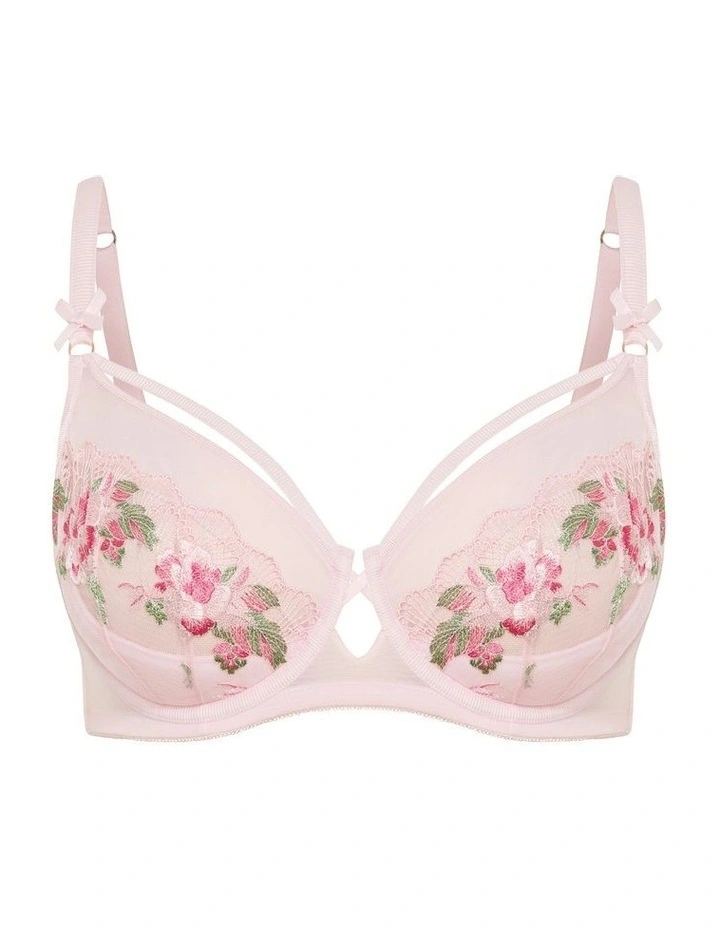 Flamenco Demi Underwire Bra in Pink image 4
