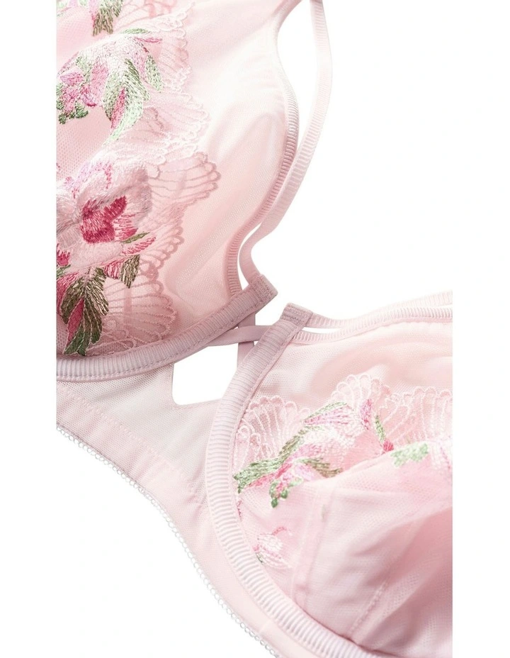 Flamenco Demi Underwire Bra in Pink image 6