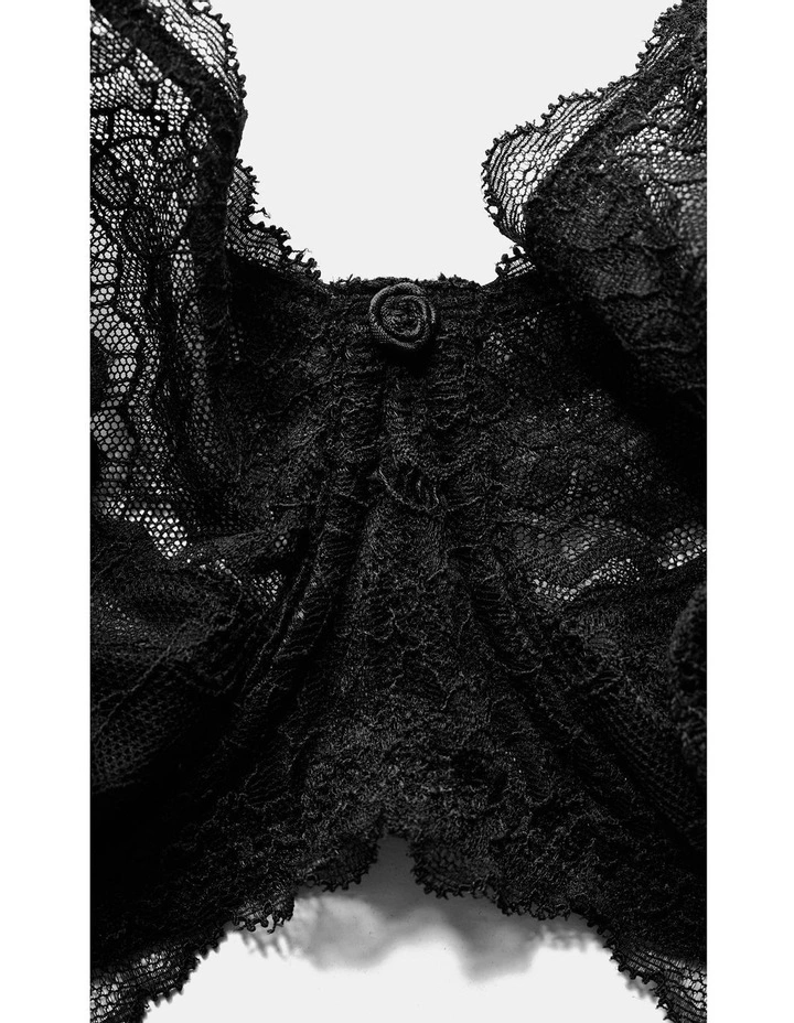 Demi Balconette Underwire Bra in Black image 5