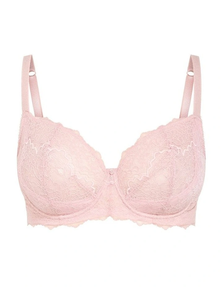 Demi Balconette Underwire Bra in Cloud Pink image 3