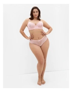 Viva Demi Underwire Bra in Pink Icing