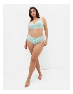 Gia Demi Underwire Bra in Turquoise
