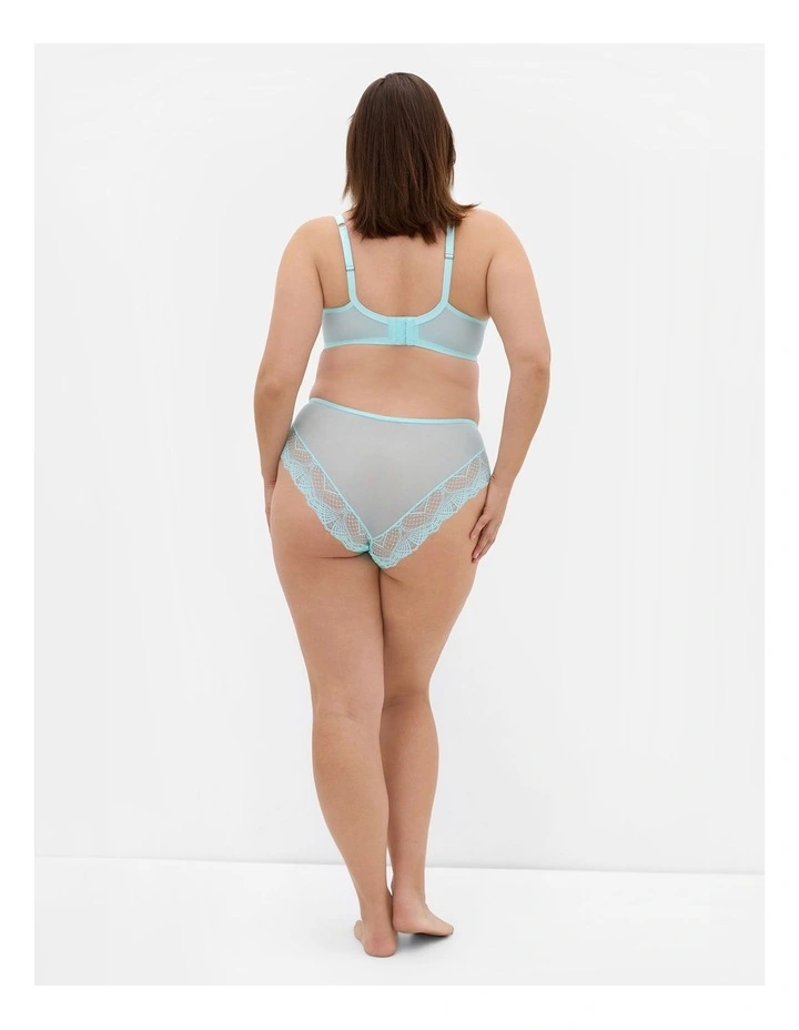 Gia Demi Underwire Bra in Turquoise image 2