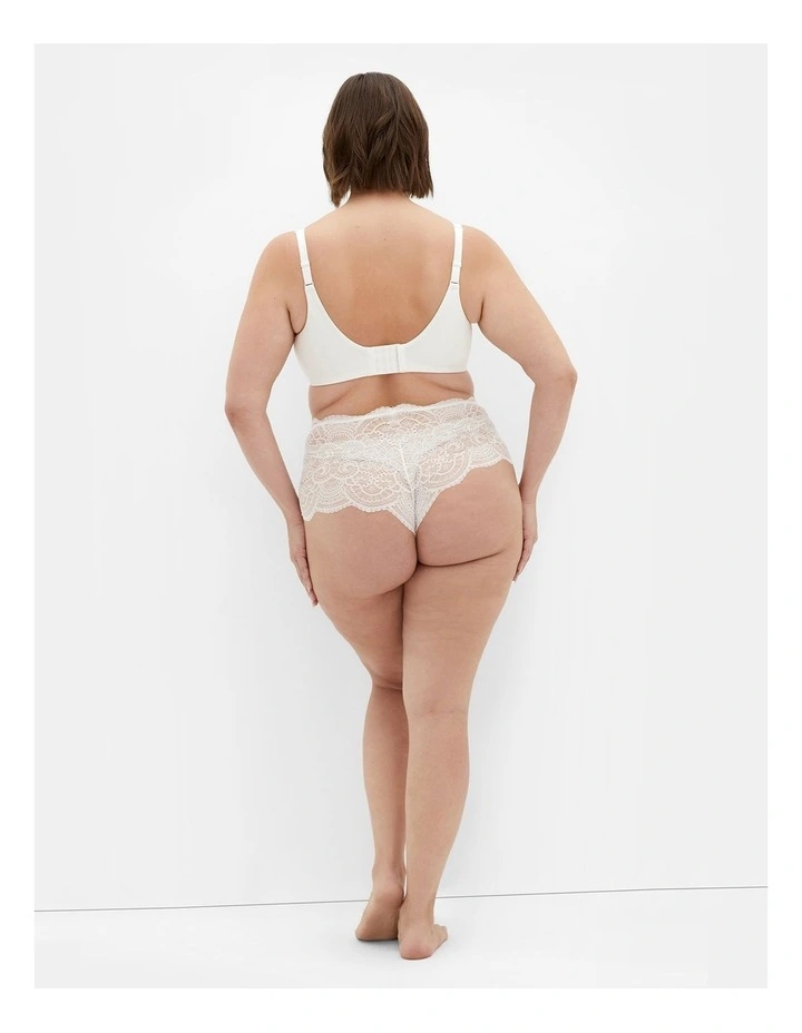 Smooth Cotton T-shirt Bra in Ivory image 2