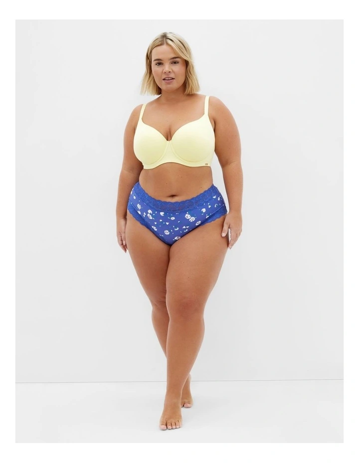 Smooth Cotton T-shirt Bra in Lemonade image 1