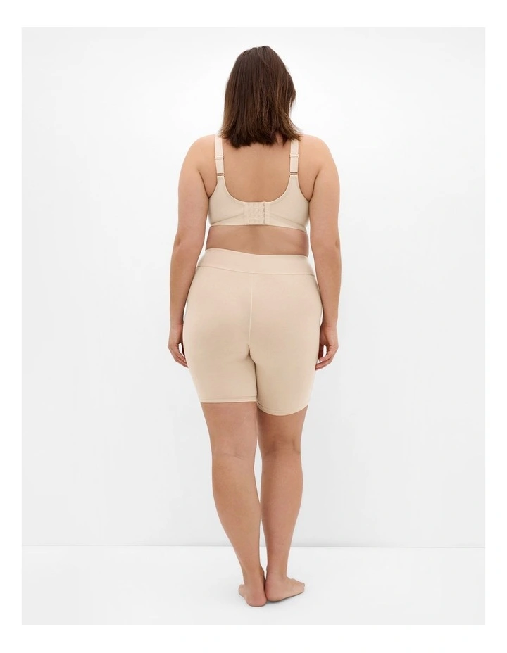 Luxe Cotton Wireless Bra in latte image 2