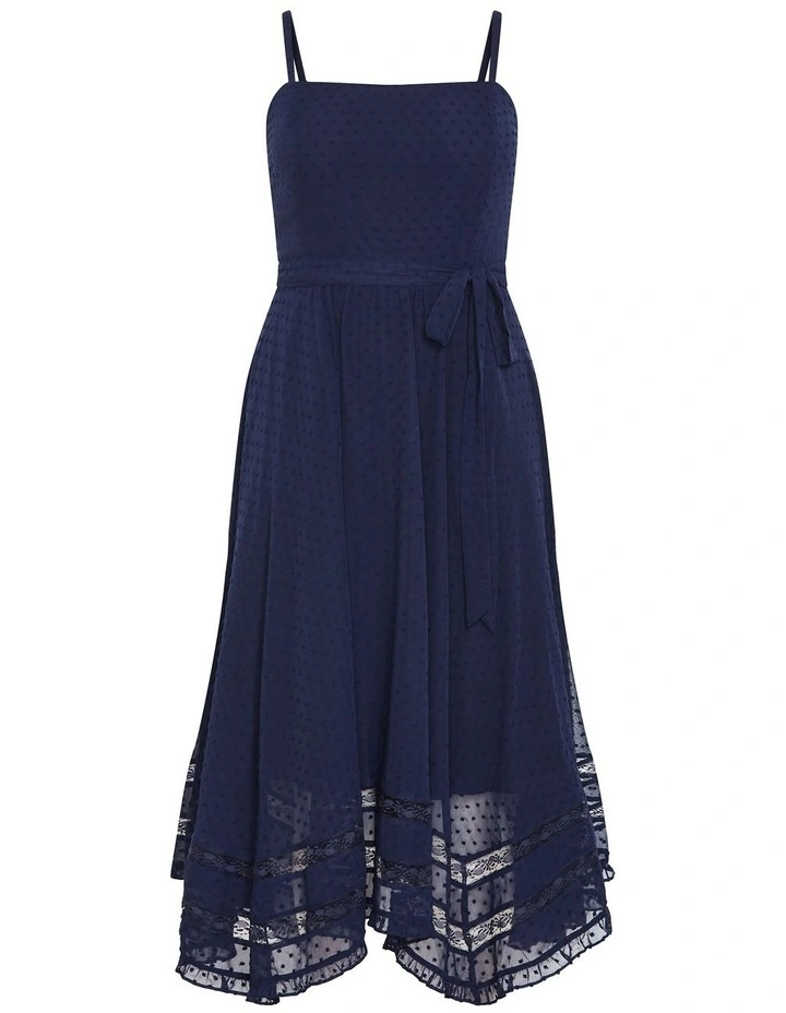 Flirty Nature Dress in Navy image 3