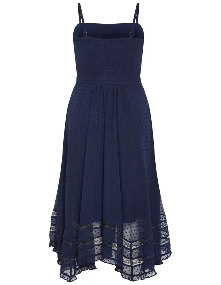 Flirty Nature Dress in Navy image 5