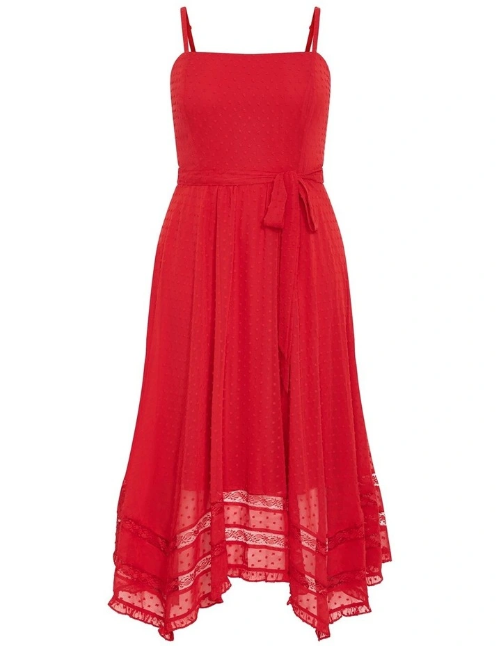 Flirty Nature Dress in Red image 3