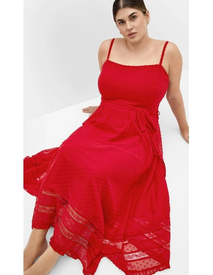 Flirty Nature Dress in Red image 5
