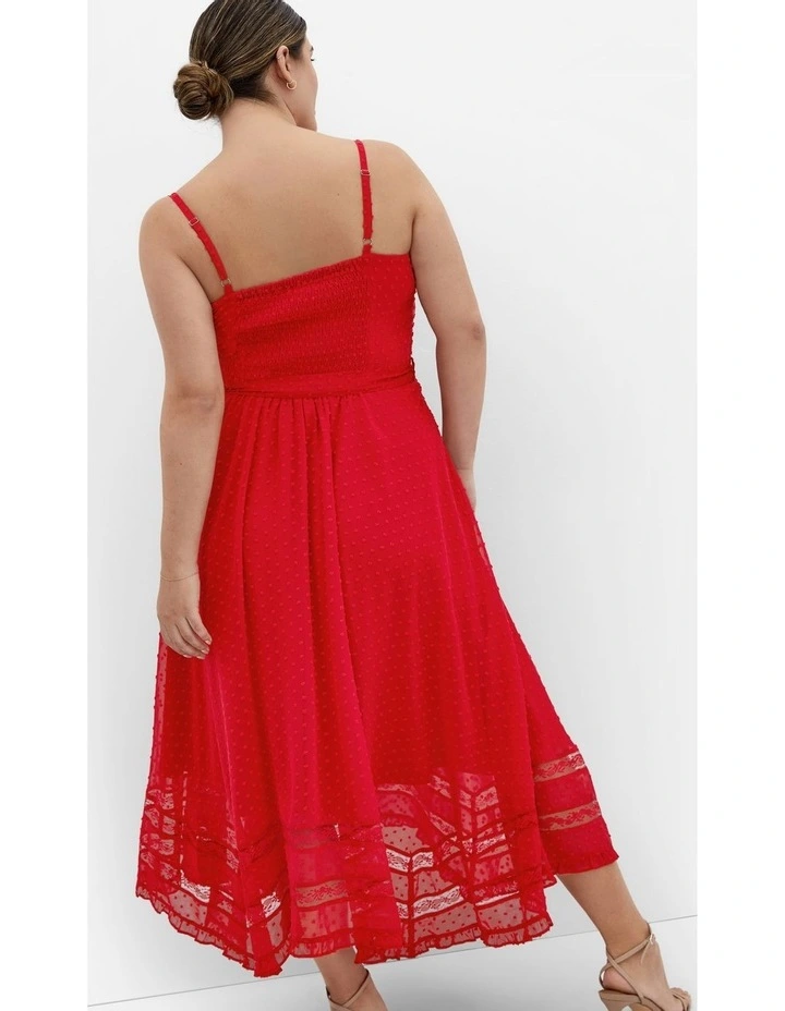 Flirty Nature Dress in Red image 6