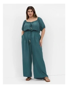Erica Jumpsuit in Foliage Green