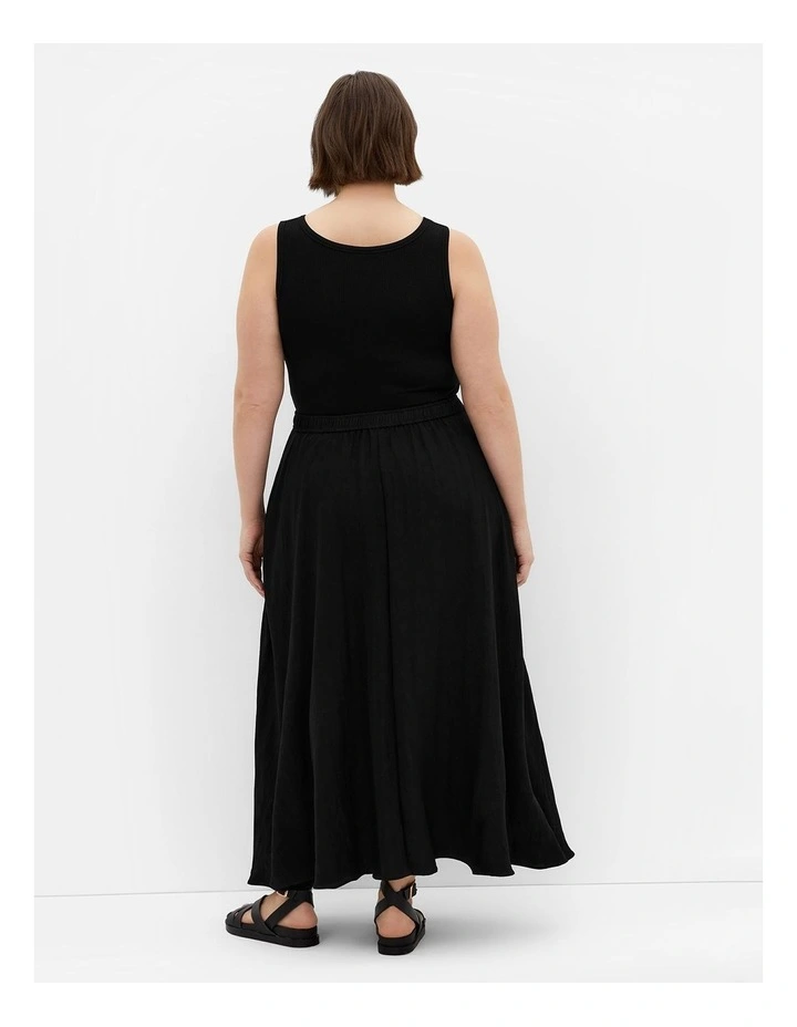 Gigi Sleeveless Maxi Dress in Black image 2