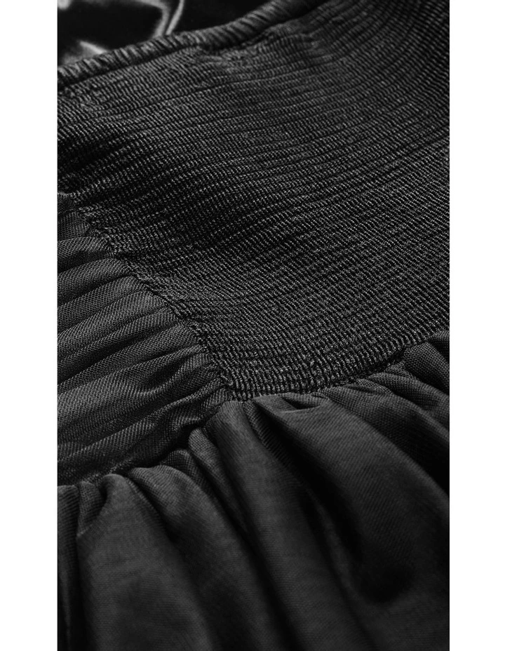 Lulu Tulle Midi Dress in Black image 6