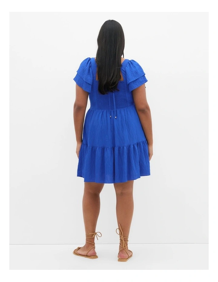 Ariella Mini Dress in Cerulean image 2