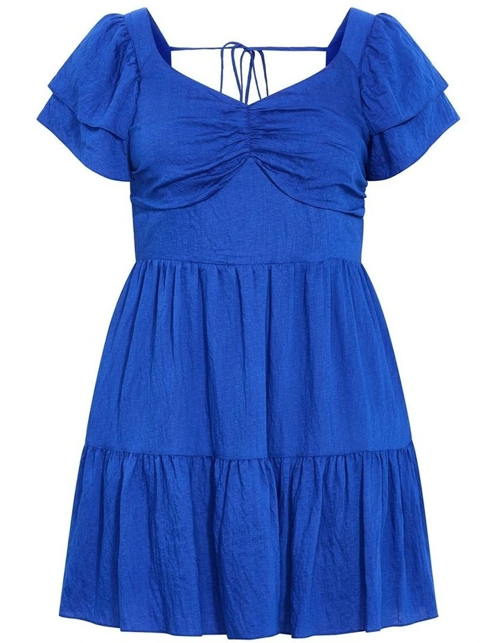 Ariella Mini Dress in Cerulean image 3