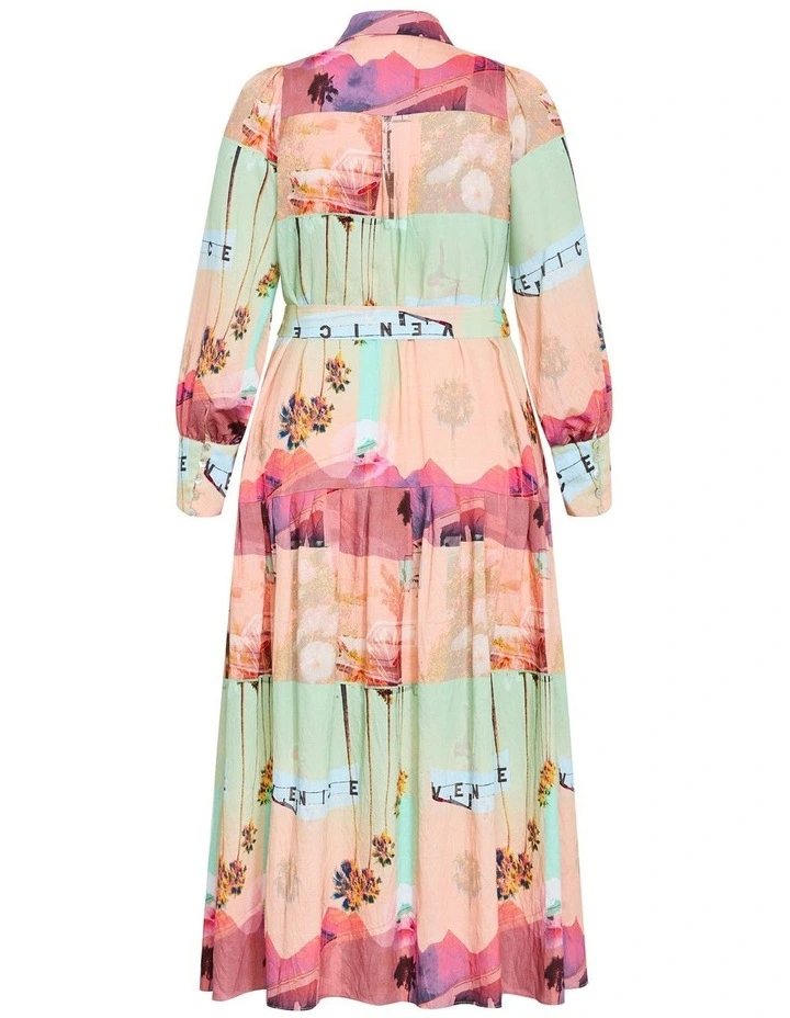 Ezra Venice Maxi Dress in Pink image 4