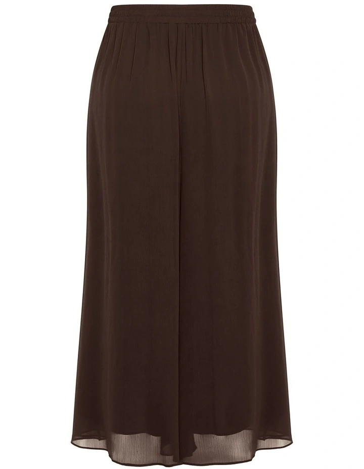 Skyla Wide Leg Pant in Chocolate image 3
