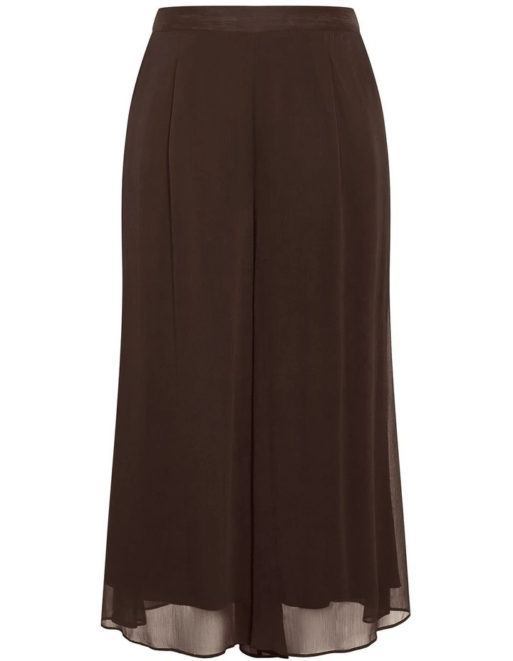 Skyla Wide Leg Pant in Chocolate image 4