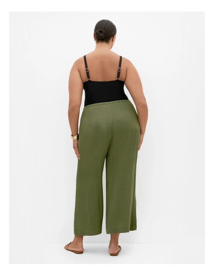 Poolside Wide Leg Pant in Jungle Green image 2