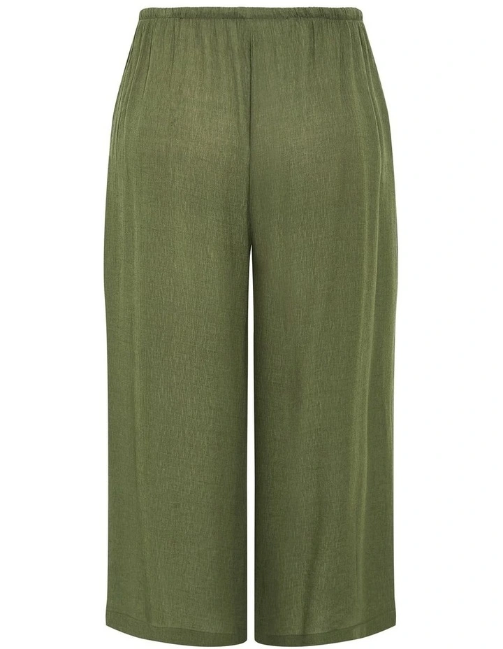 Poolside Wide Leg Pant in Jungle Green image 4