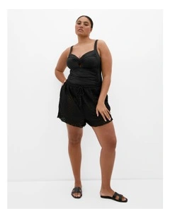 Andros Jacquard Knit Short in Black