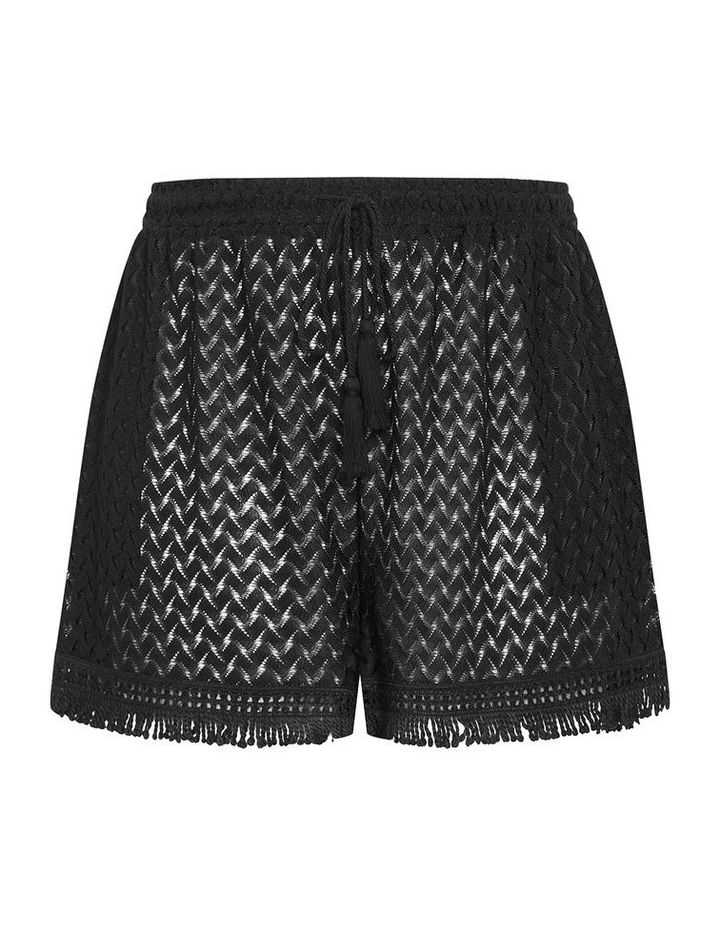 Andros Jacquard Knit Short in Black image 3