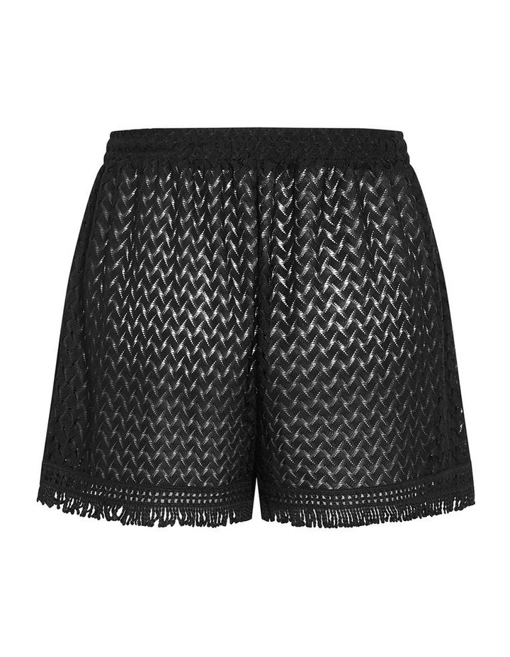 Andros Jacquard Knit Short in Black image 4